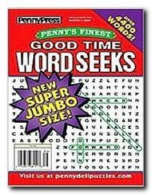 Penny's Finest Good Time Word Seeks Magazine