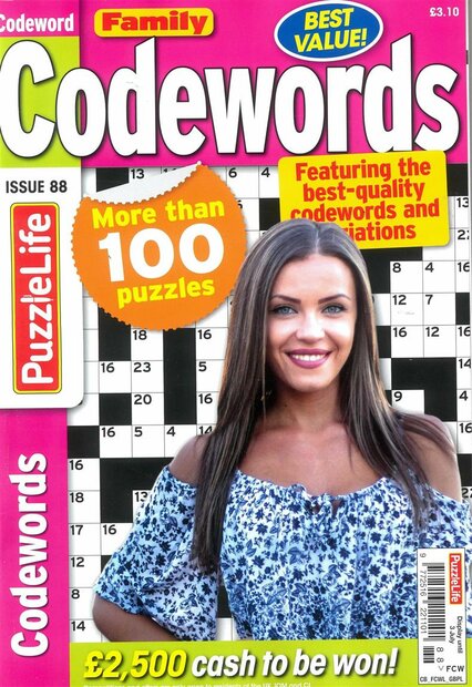 PuzzleLife Family Codewords Magazine