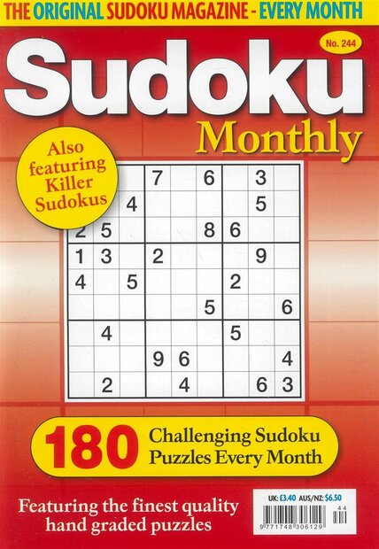 Sudoku Monthly Magazine