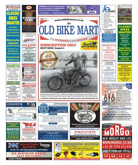 Old Bike Mart Magazine