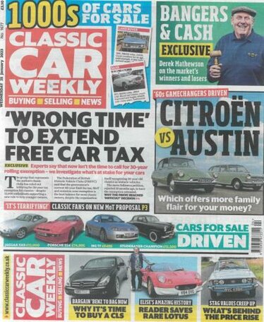 Classic Car Weekly Magazine