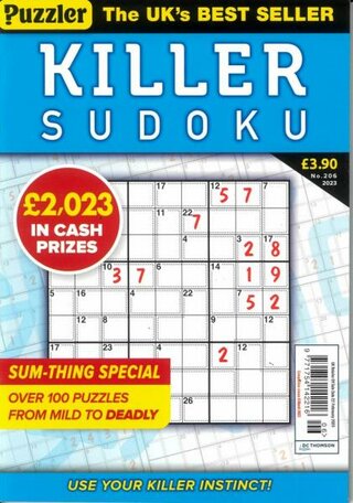 Puzzler Killer Sudoku Magazine