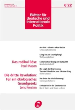 Blätter Für und Internationale Politik (Duits)