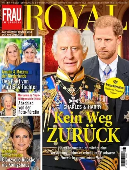 Frau im Spiegel Royal (Duits)