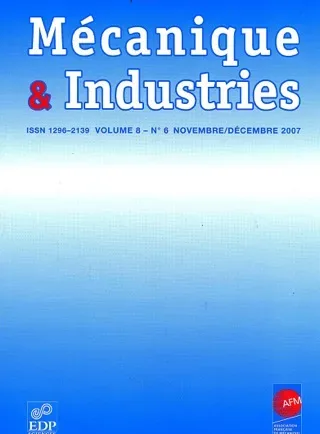 Mécanique et industries (Frans)