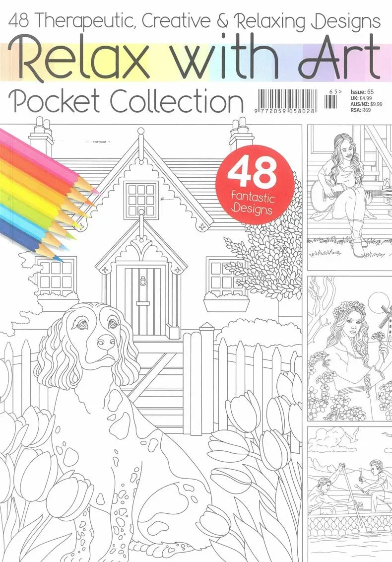 Relax With Art Pocket Collection Magazine