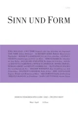 Sinn und Form (Duits) 1