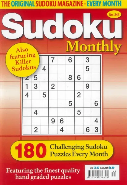 Sudoku Monthly Magazine