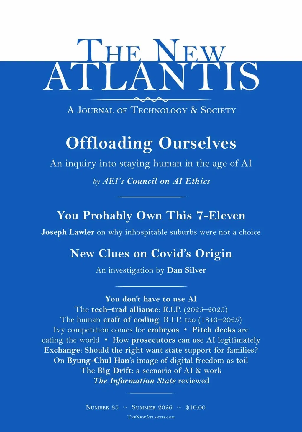 The New Atlantis Magazine