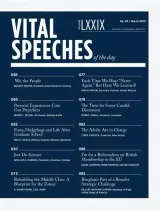 Vital Speeches Of The Day Magazine 1